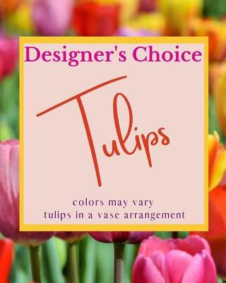 Designer's Choice - Tulips from Walker's Flower Shop in Huron, SD