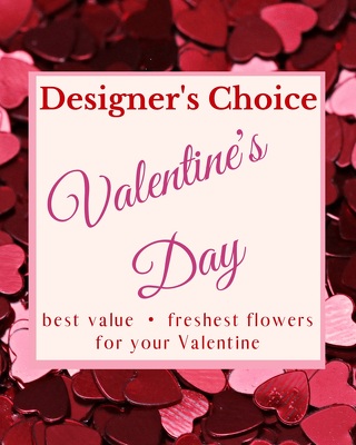 Designer's Choice - Valentine's Day from Walker's Flower Shop in Huron, SD
