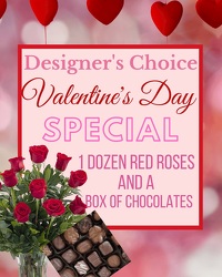 Designer's Choice - Valentine's Special from Walker's Flower Shop in Huron, SD