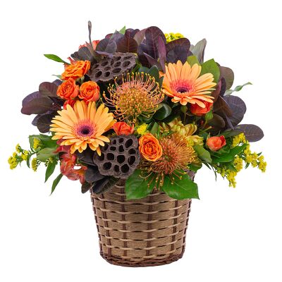 Plentiful Basket from Walker's Flower Shop in Huron, SD