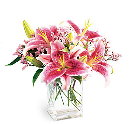 FTD Pink Lily Bouquet from Walker's Flower Shop in Huron, SD