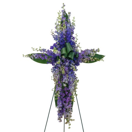 Lovingly Lavender Cross from Walker's Flower Shop in Huron, SD