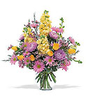 Yellow & Lavender Delight from Walker's Flower Shop in Huron, SD